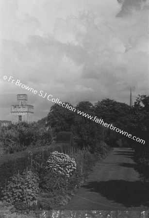 LISMORE CASTLE  IN THE FLOWER GARDEN